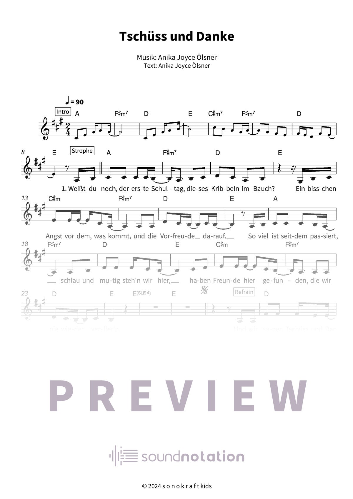 Tschüss und Danke - Preview Page 1