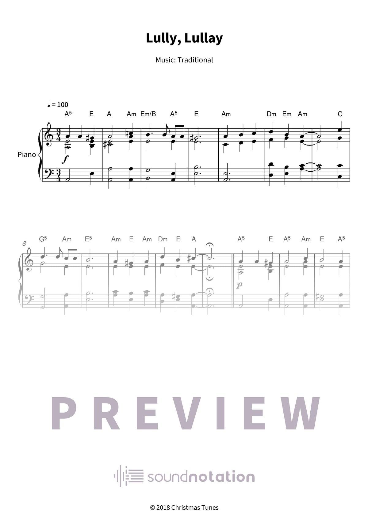 Lully, Lullay - Preview Page 1