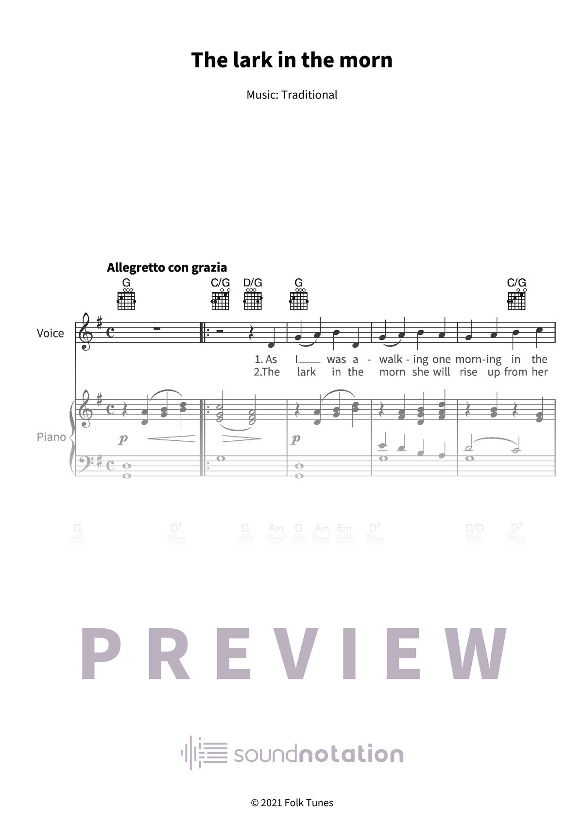 The lark in the morn - Preview Page 1