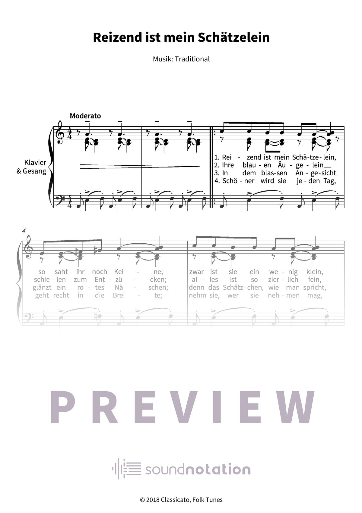 Reizend ist mein Schätzelein - Preview Page 1