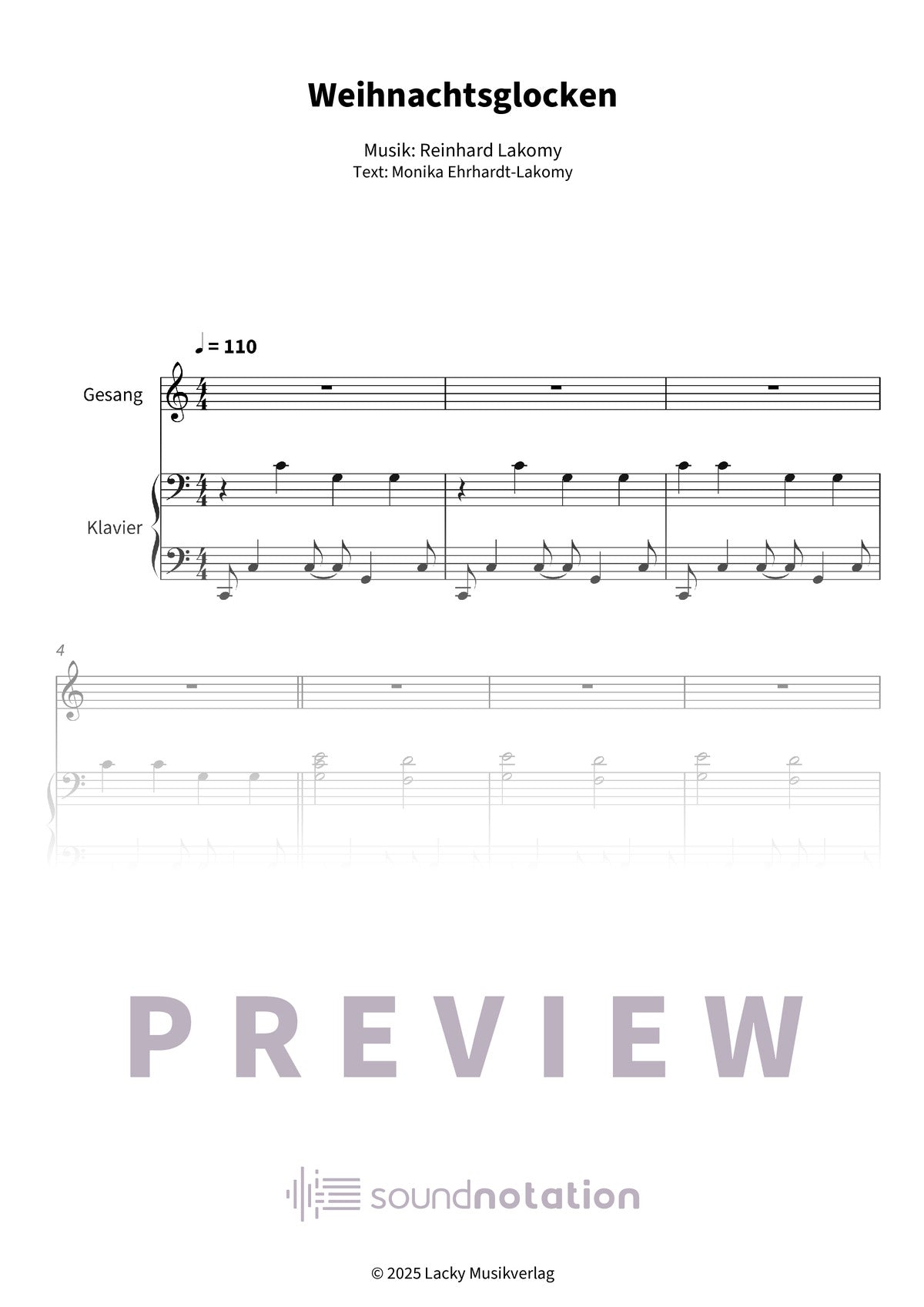 Weihnachtsglocken - Preview Page 1