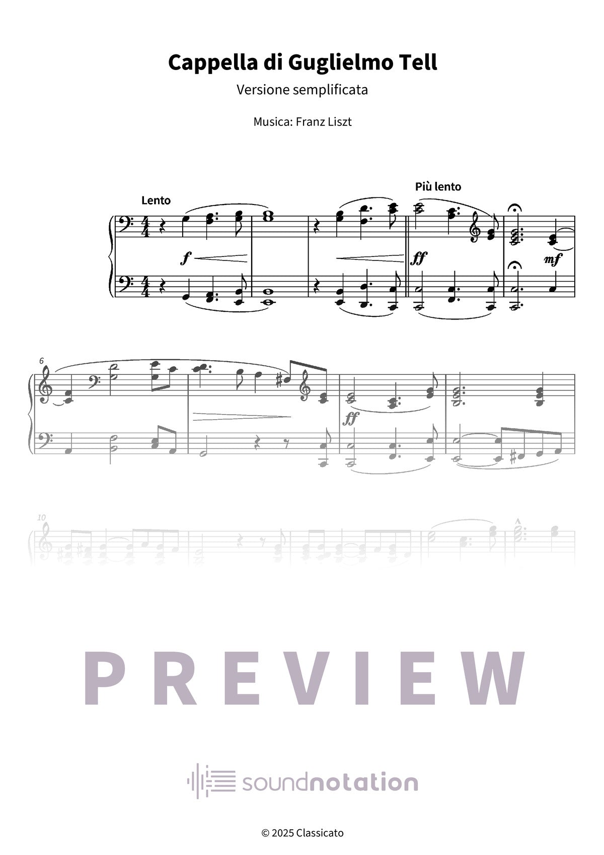 Cappella di Guglielmo Tell - Preview Page 1