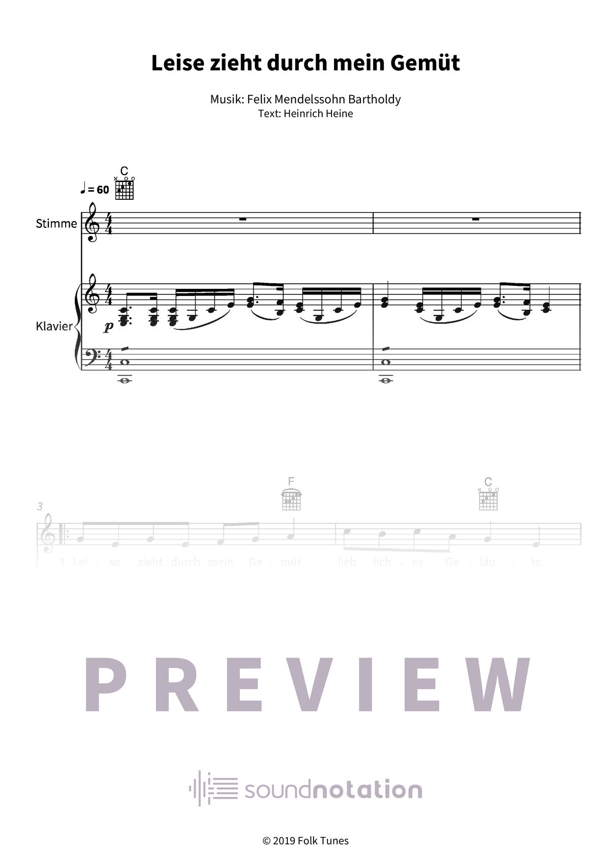 Leise zieht durch mein Gemüt - Preview Page 1