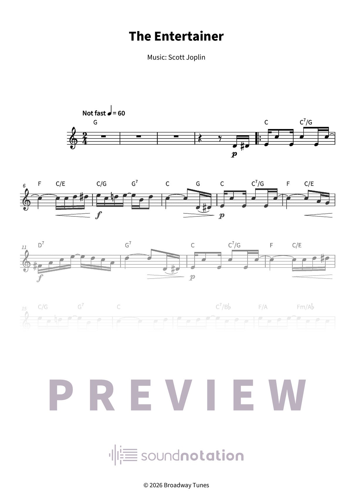 The Entertainer - Preview Page 1