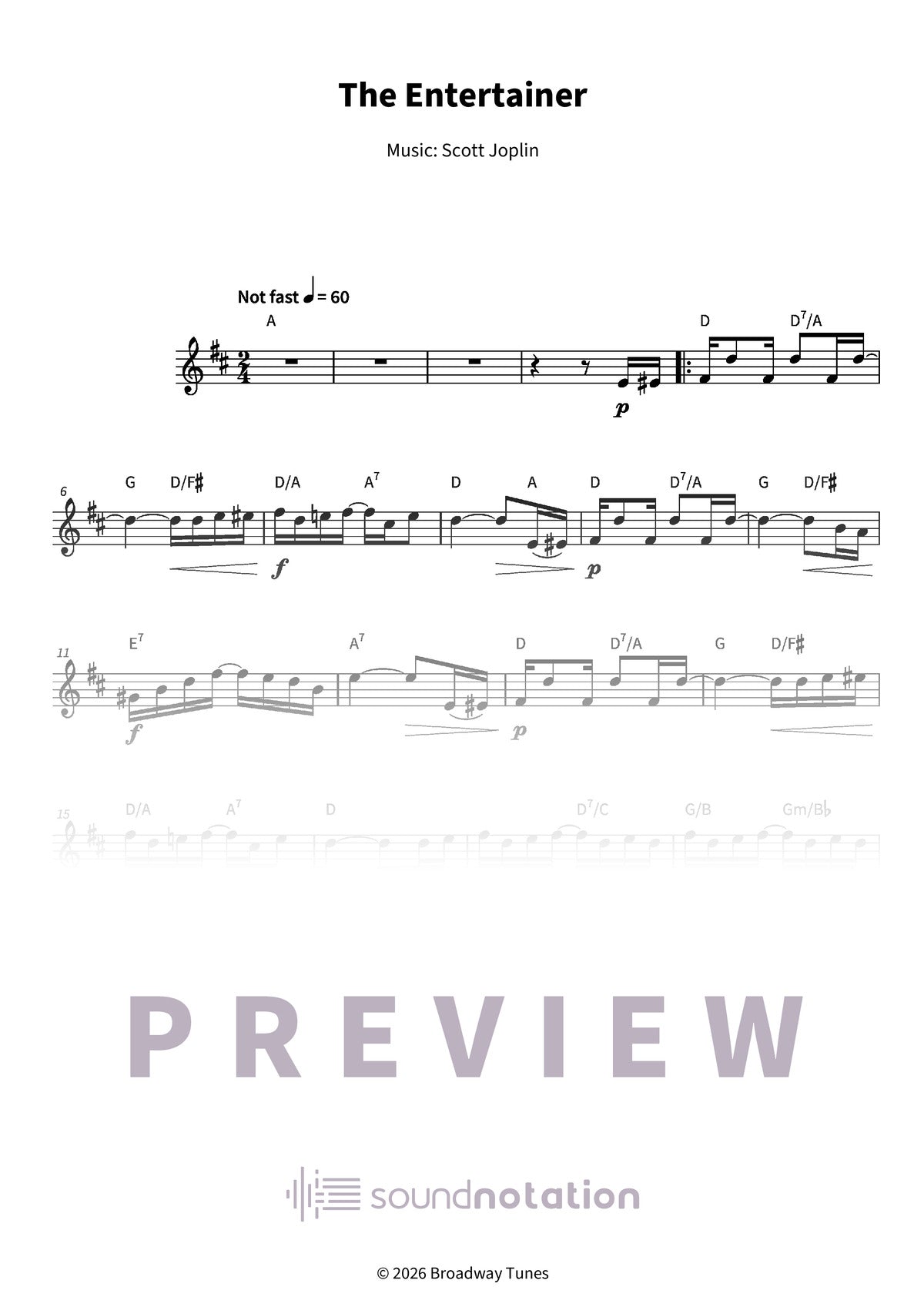 The Entertainer - Preview Page 1