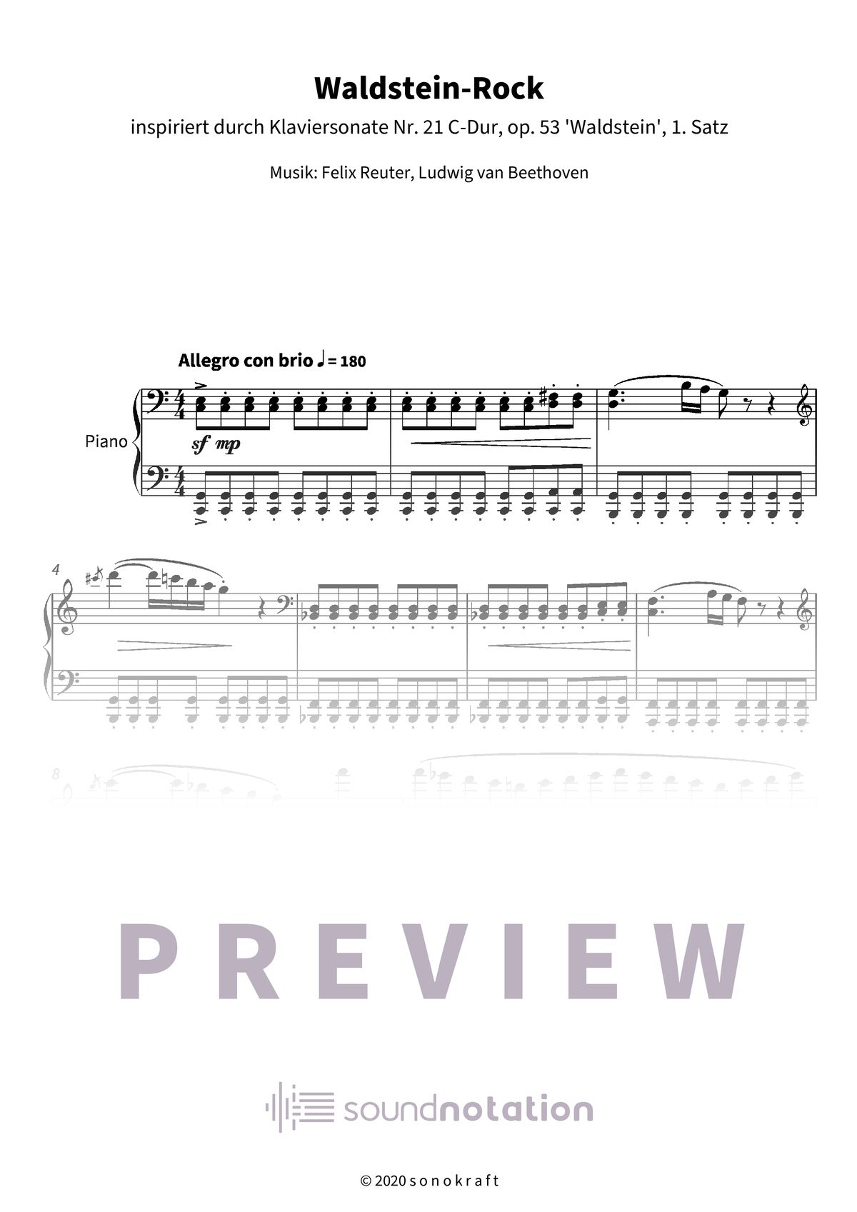 Waldstein-Rock - Preview Page 1