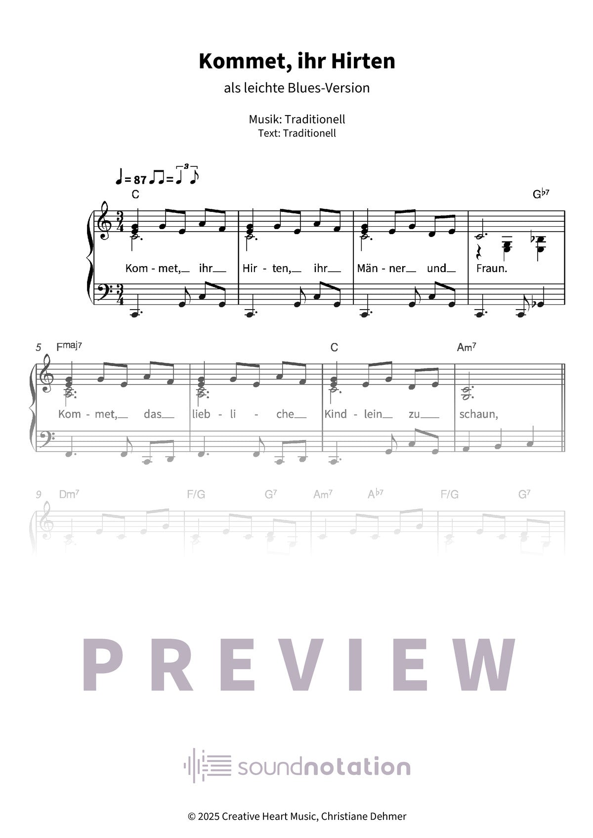 Kommet, ihr Hirten - Preview Page 1