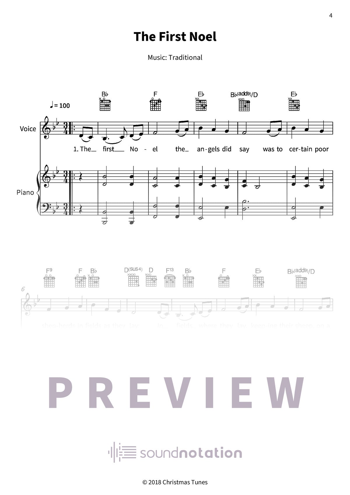 Christmas Songs of Light and Hope - Preview Page 1