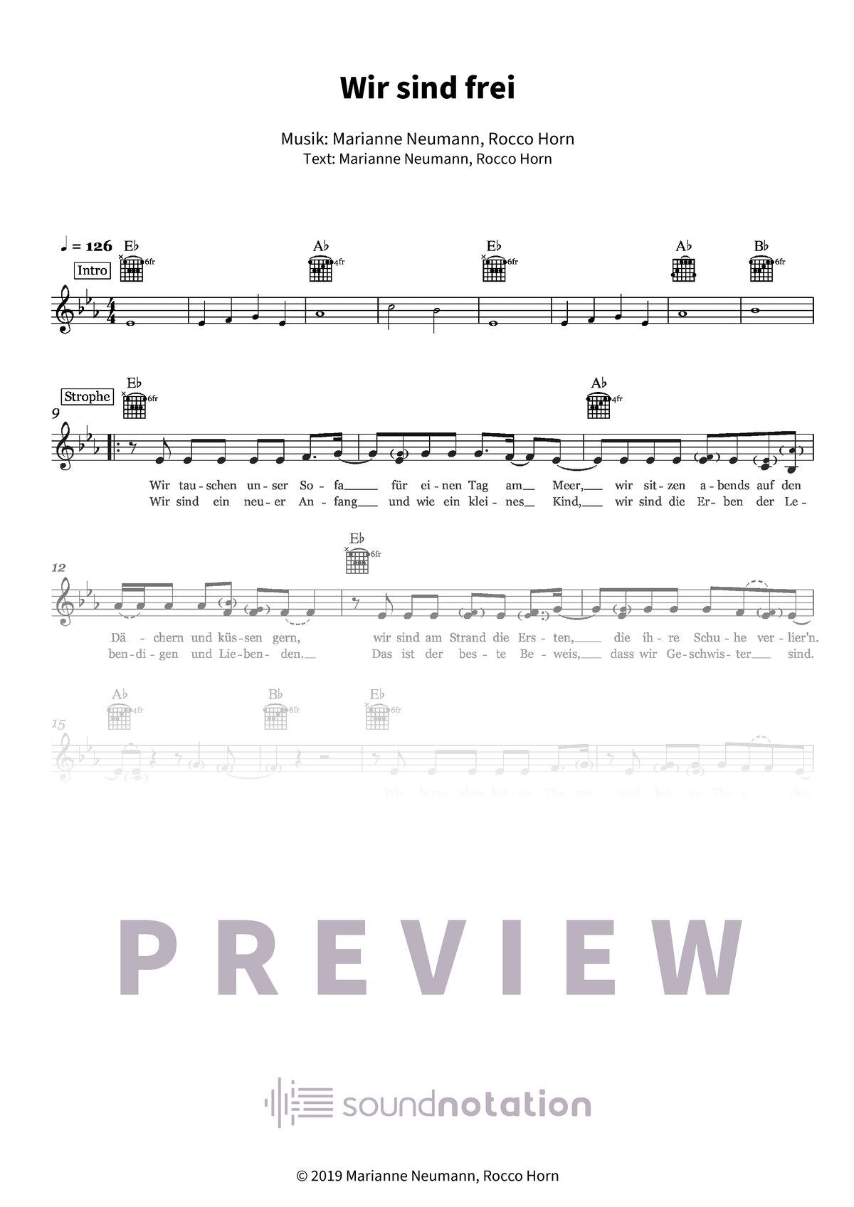 Wir sind frei - Preview Page 1