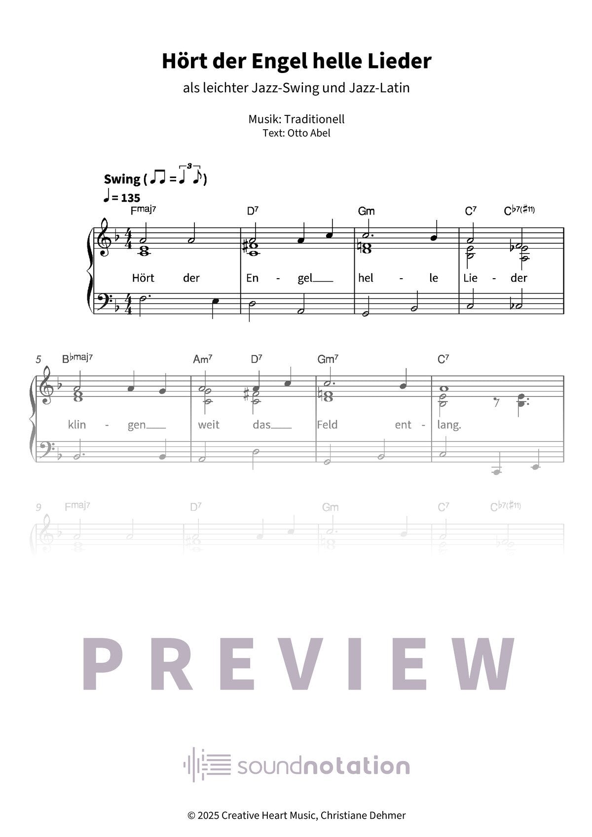 Hört der Engel helle Lieder - Preview Page 1