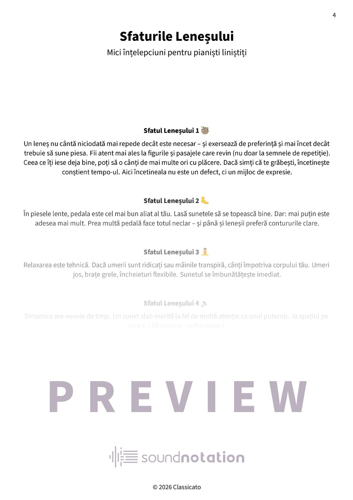 Piese lente pentru pianiști leneși - Preview Page 1