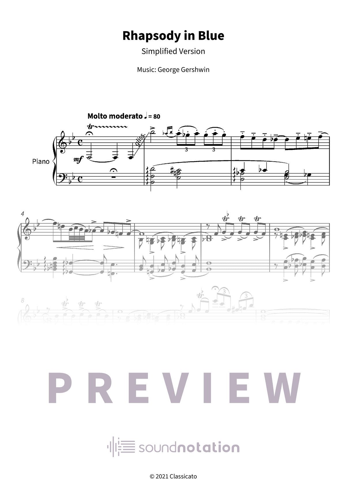 Rhapsody in Blue - Preview Page 1