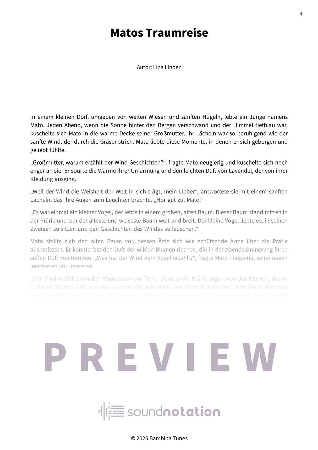 Matos Traumreise - Preview Page 1