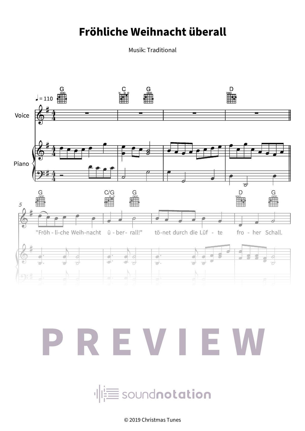 Fröhliche Weihnacht überall - Preview Page 1