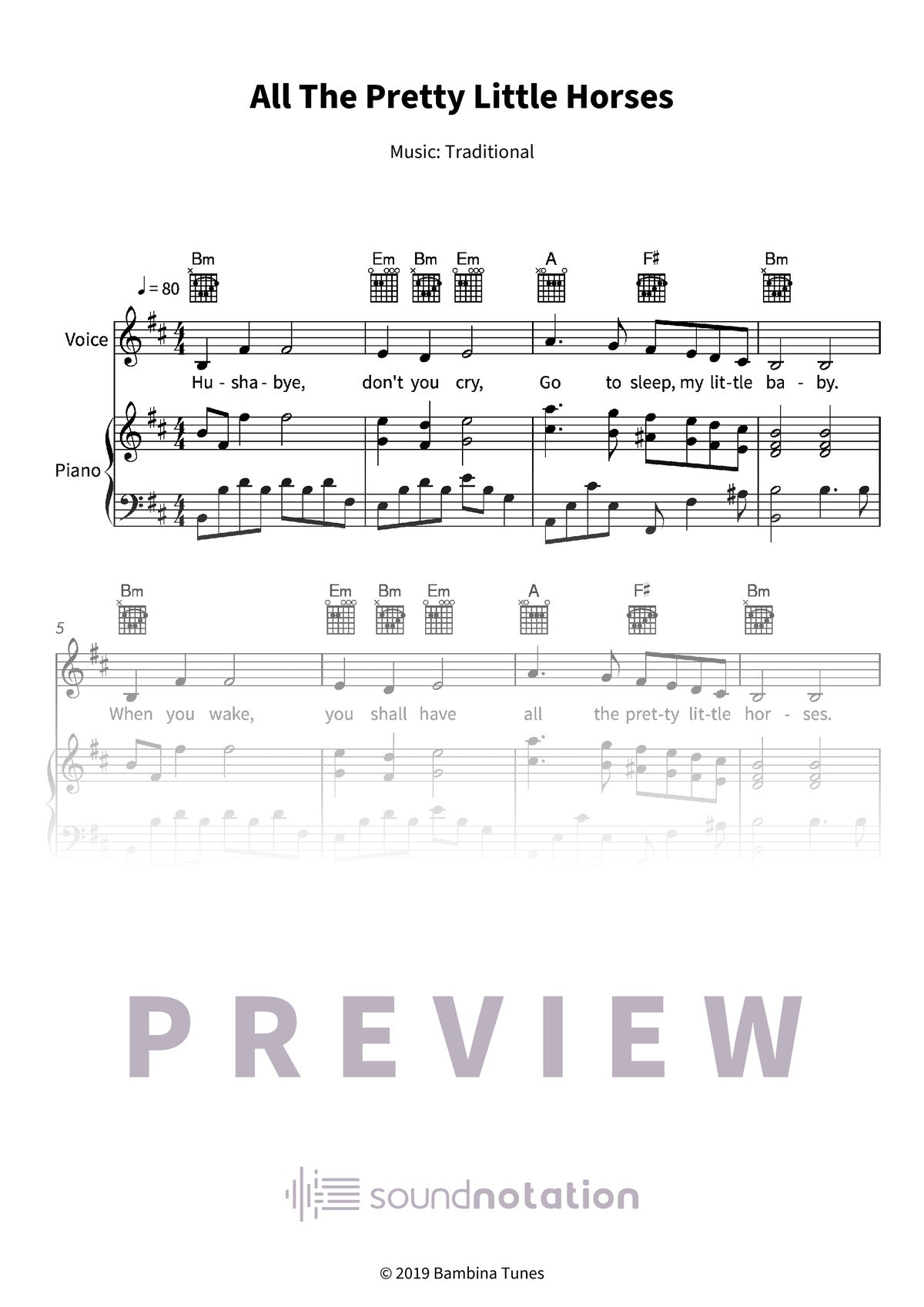 All The Pretty Little Horses - Preview Page 1