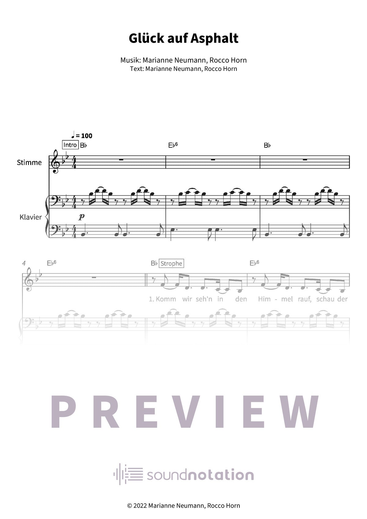 Glück auf Asphalt - Preview Page 1