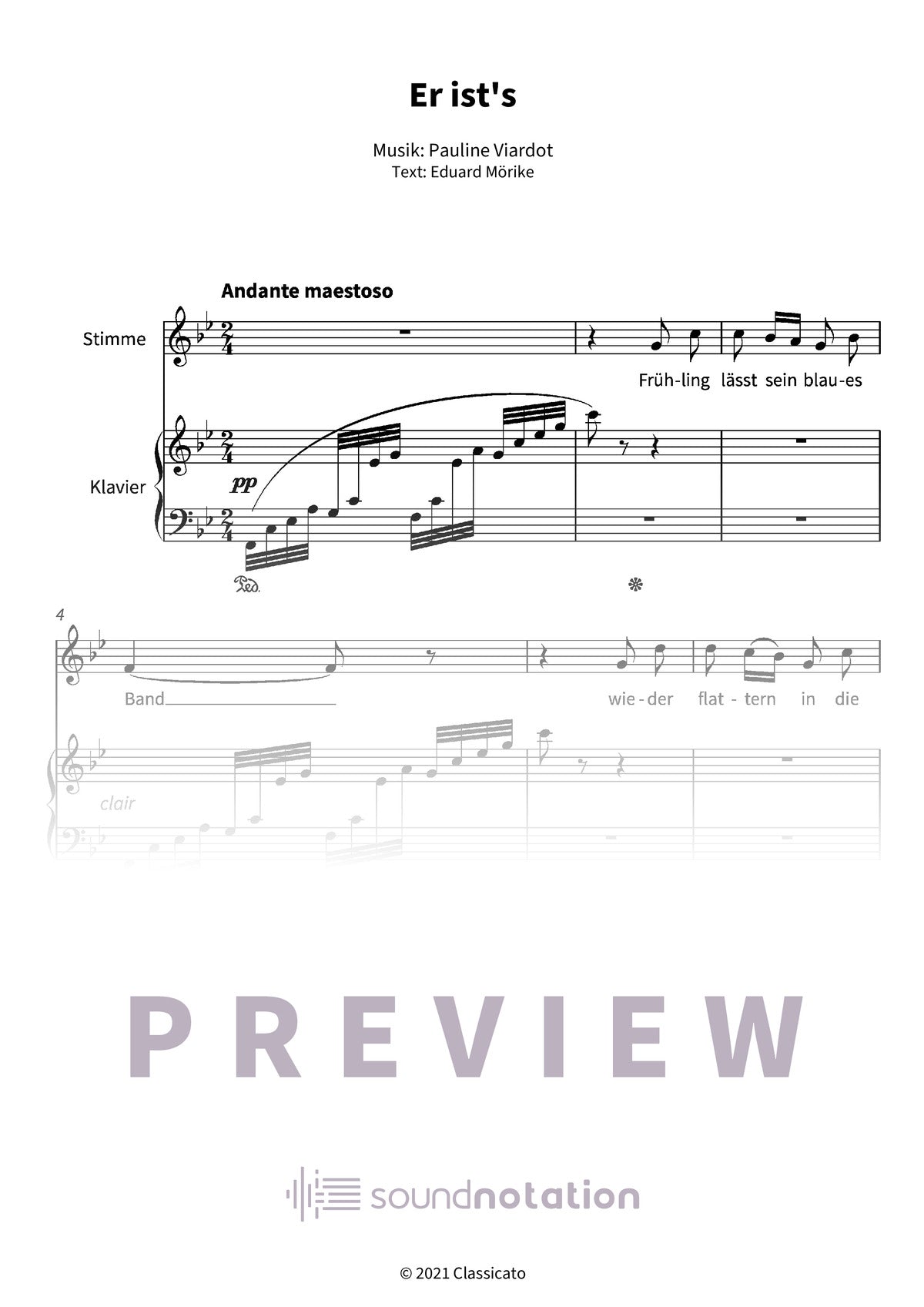 Er ist's - Preview Page 1