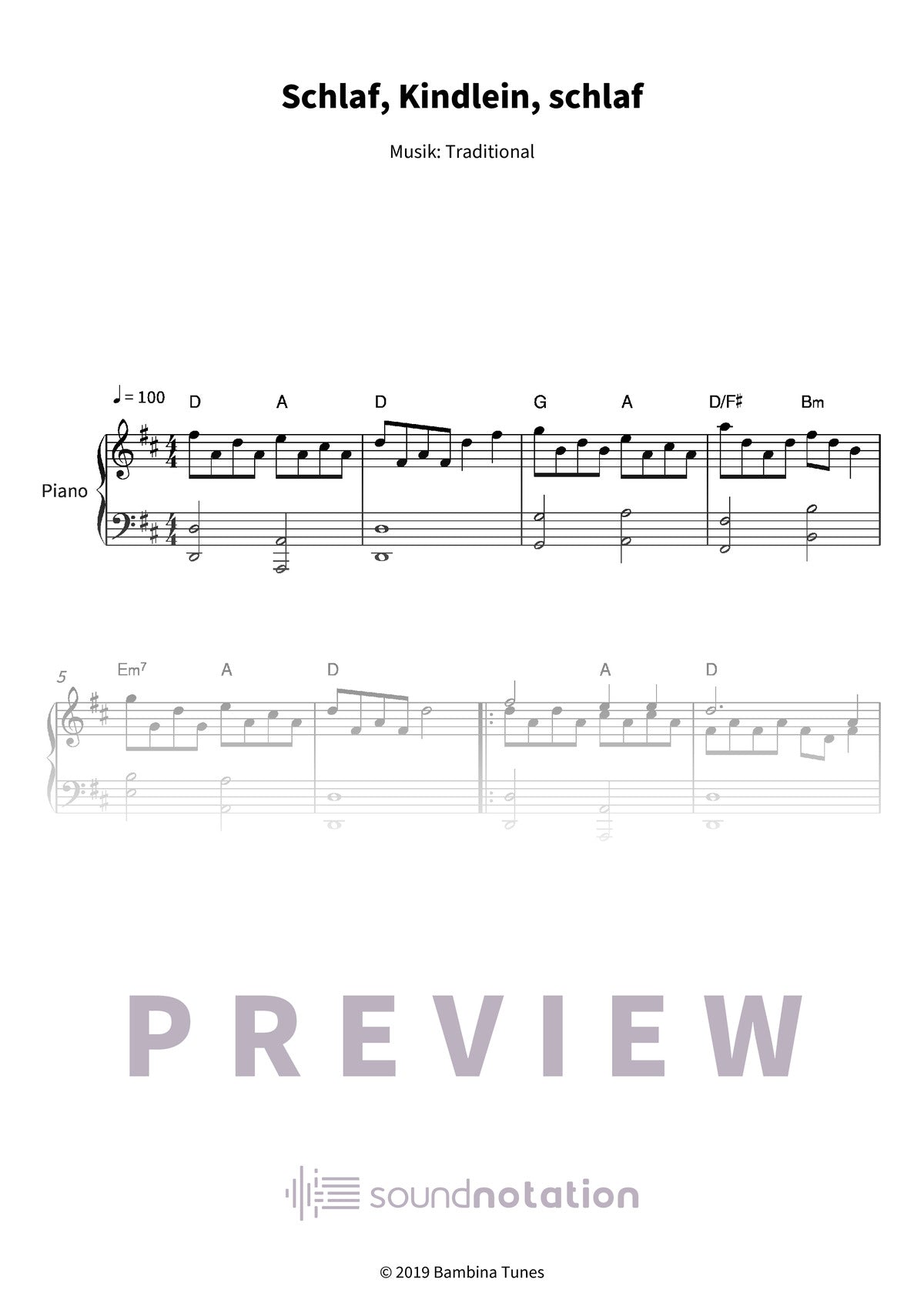 Schlaf, Kindlein, schlaf - Preview Page 1