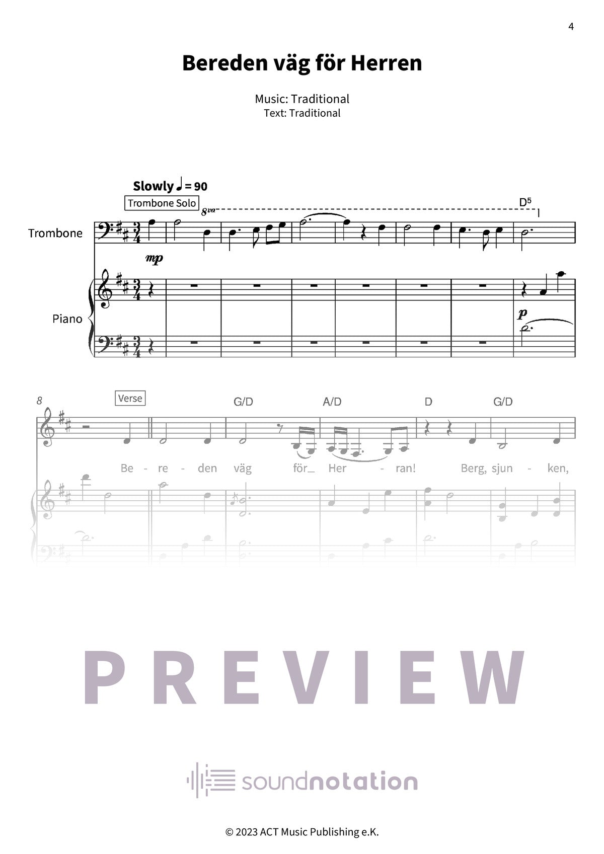 Bereden väg för Herren - Preview Page 1