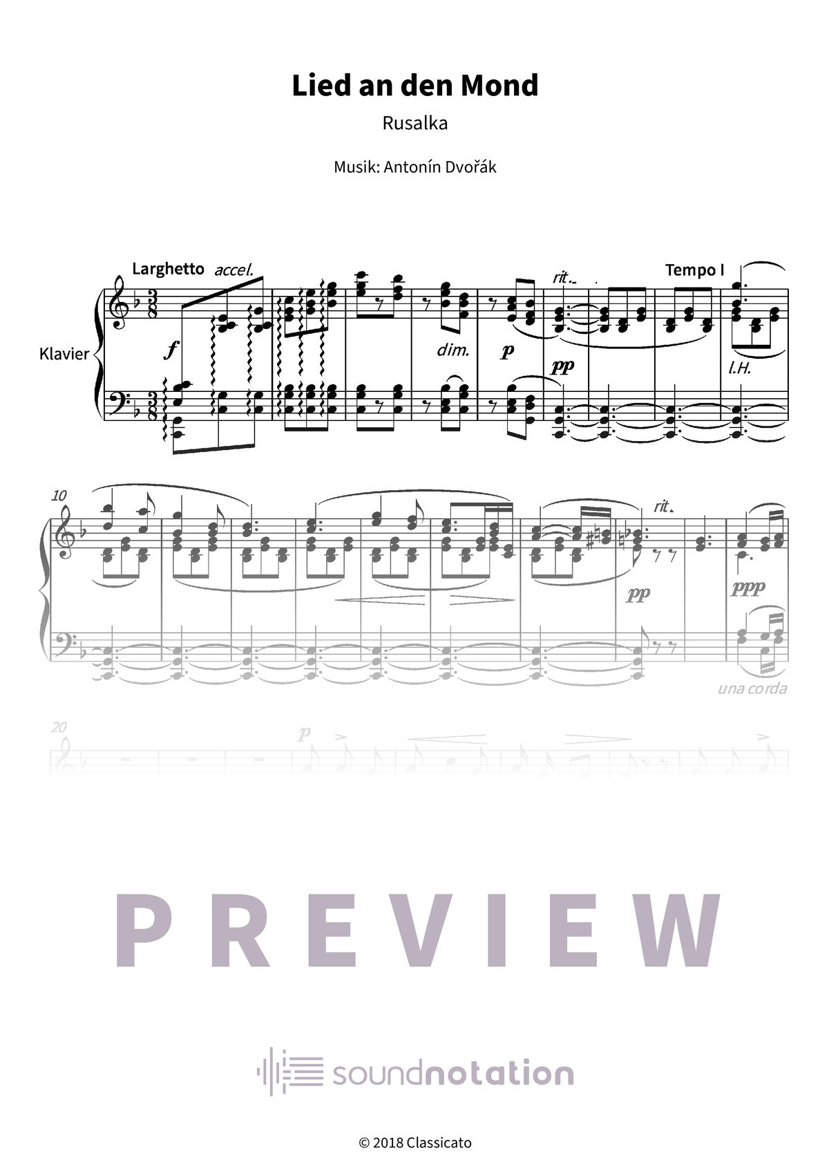 Lied an den Mond - Preview Page 1