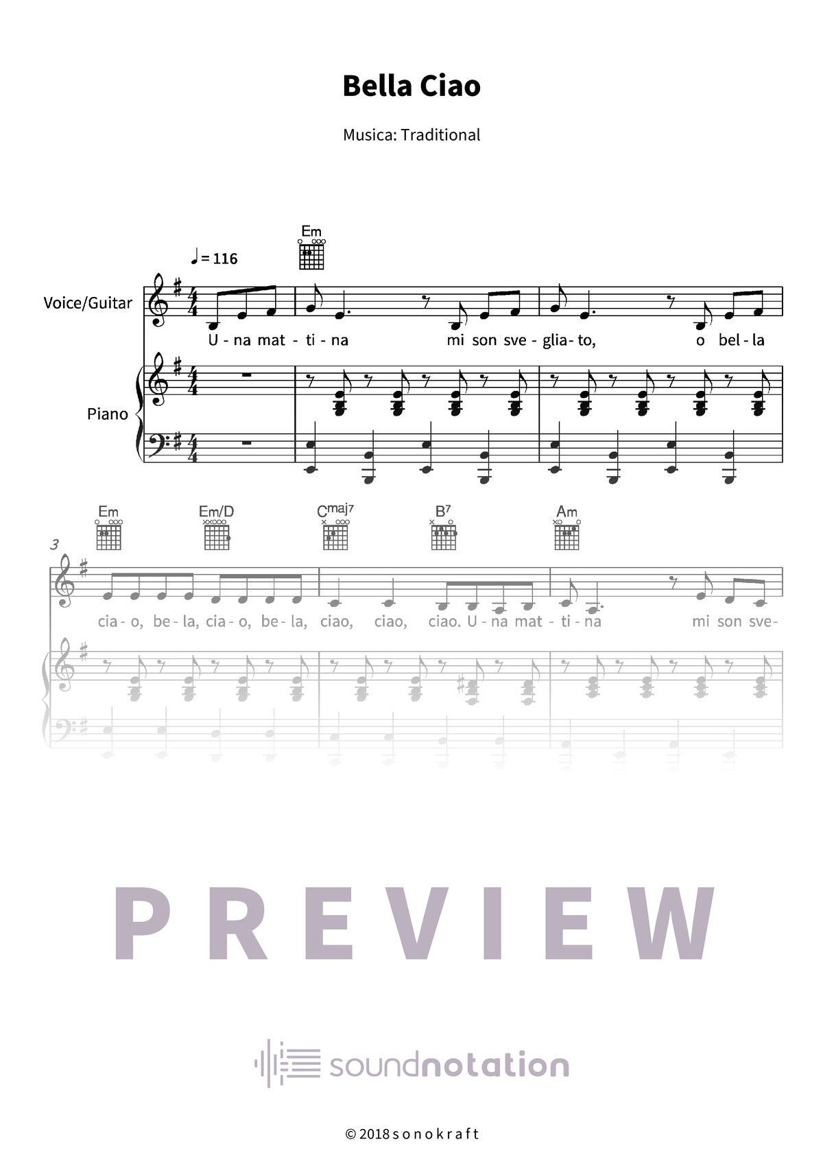 Bella Ciao - Preview Page 1