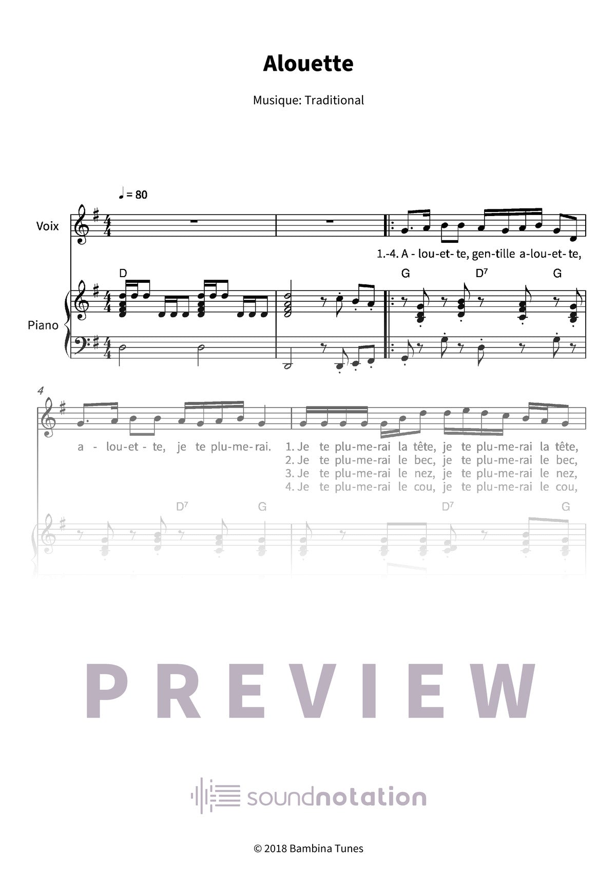 Alouette - Preview Page 1