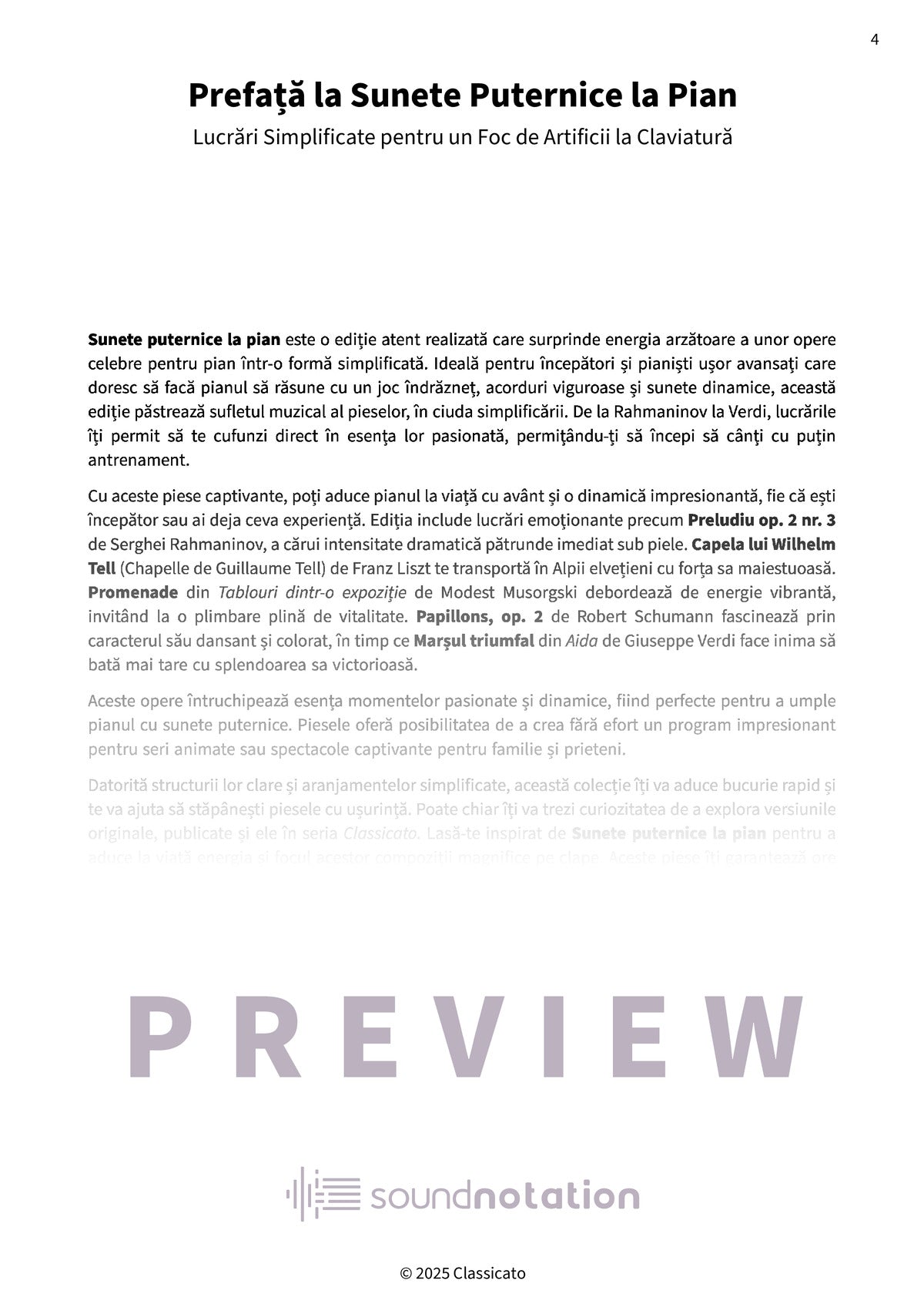 Sunete Puternice la Pian - Preview Page 1