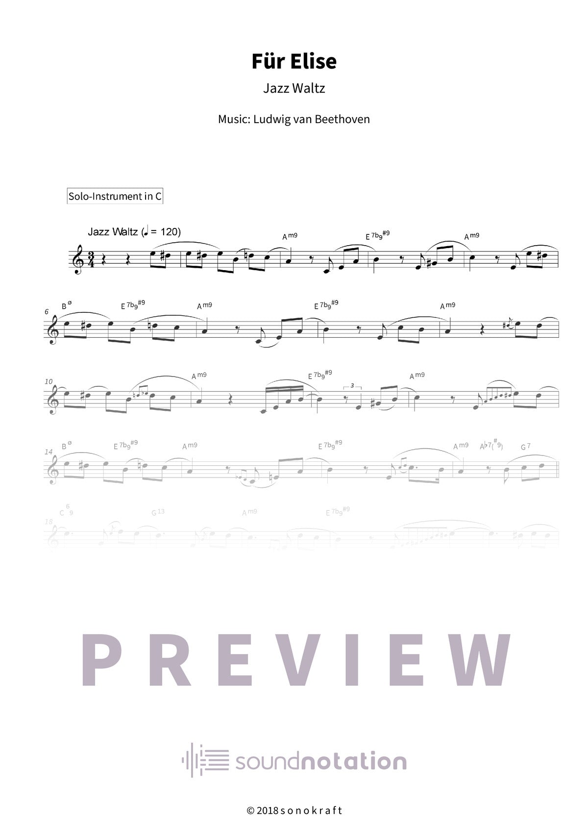 Für Elise - Preview Page 1