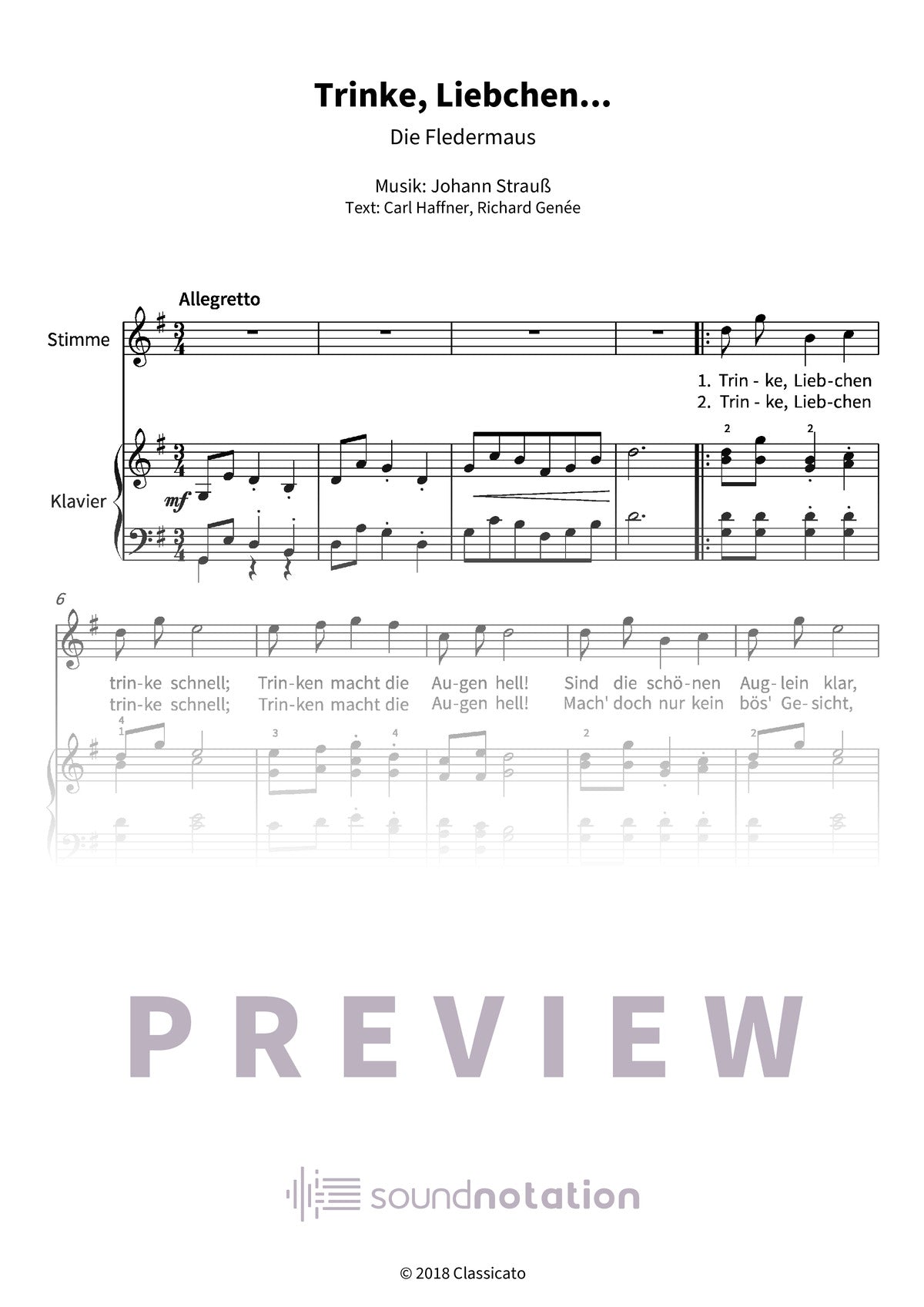 Trinke, Liebchen... - Preview Page 1