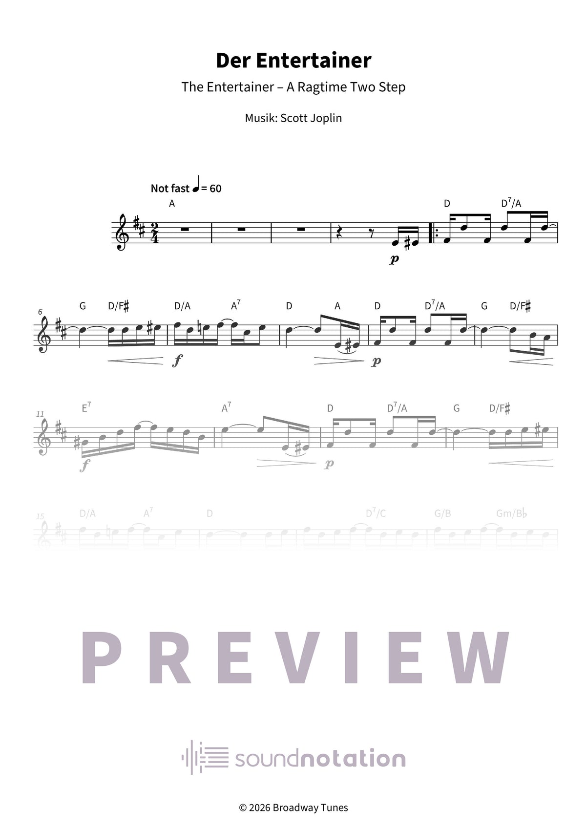 Der Entertainer - Preview Page 1