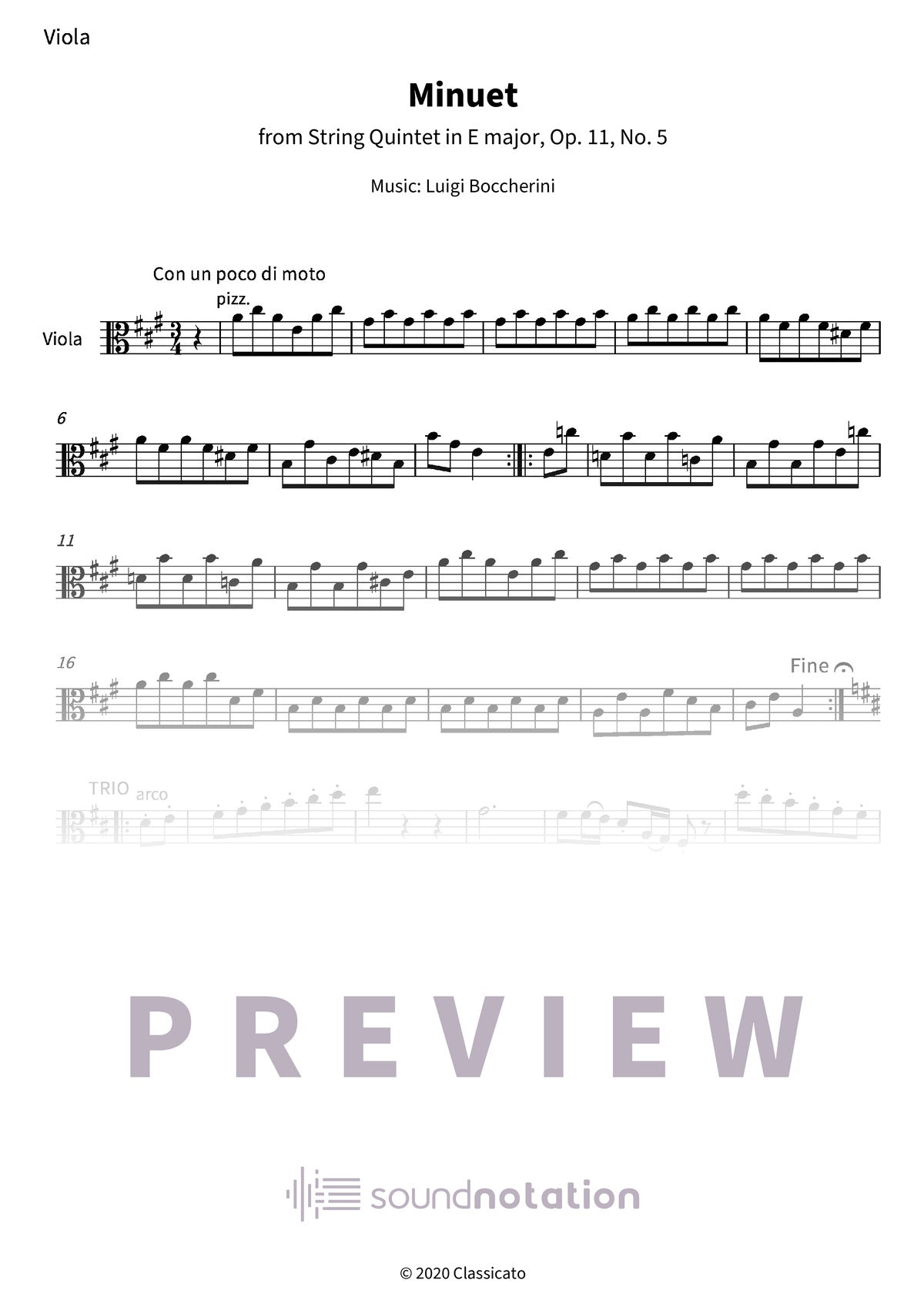 Minuet - Preview Page 1