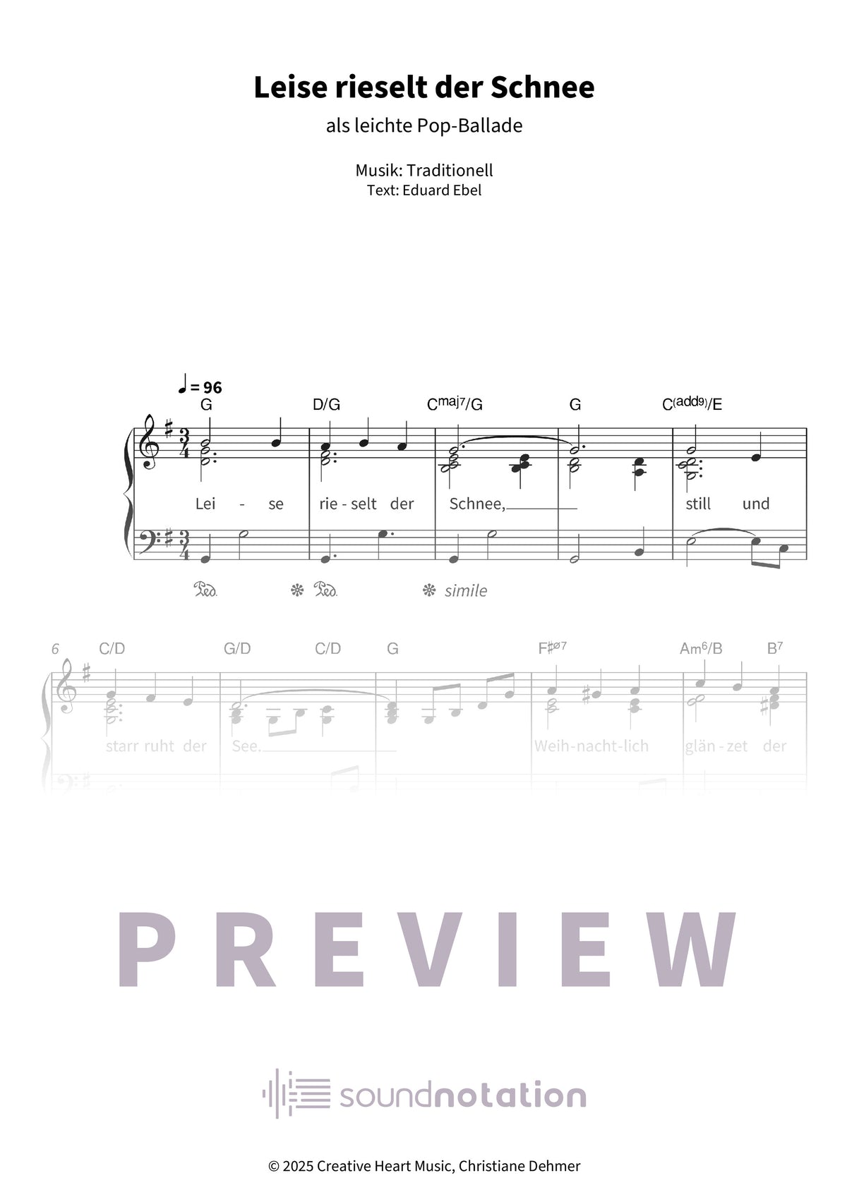 Leise rieselt der Schnee - Preview Page 1