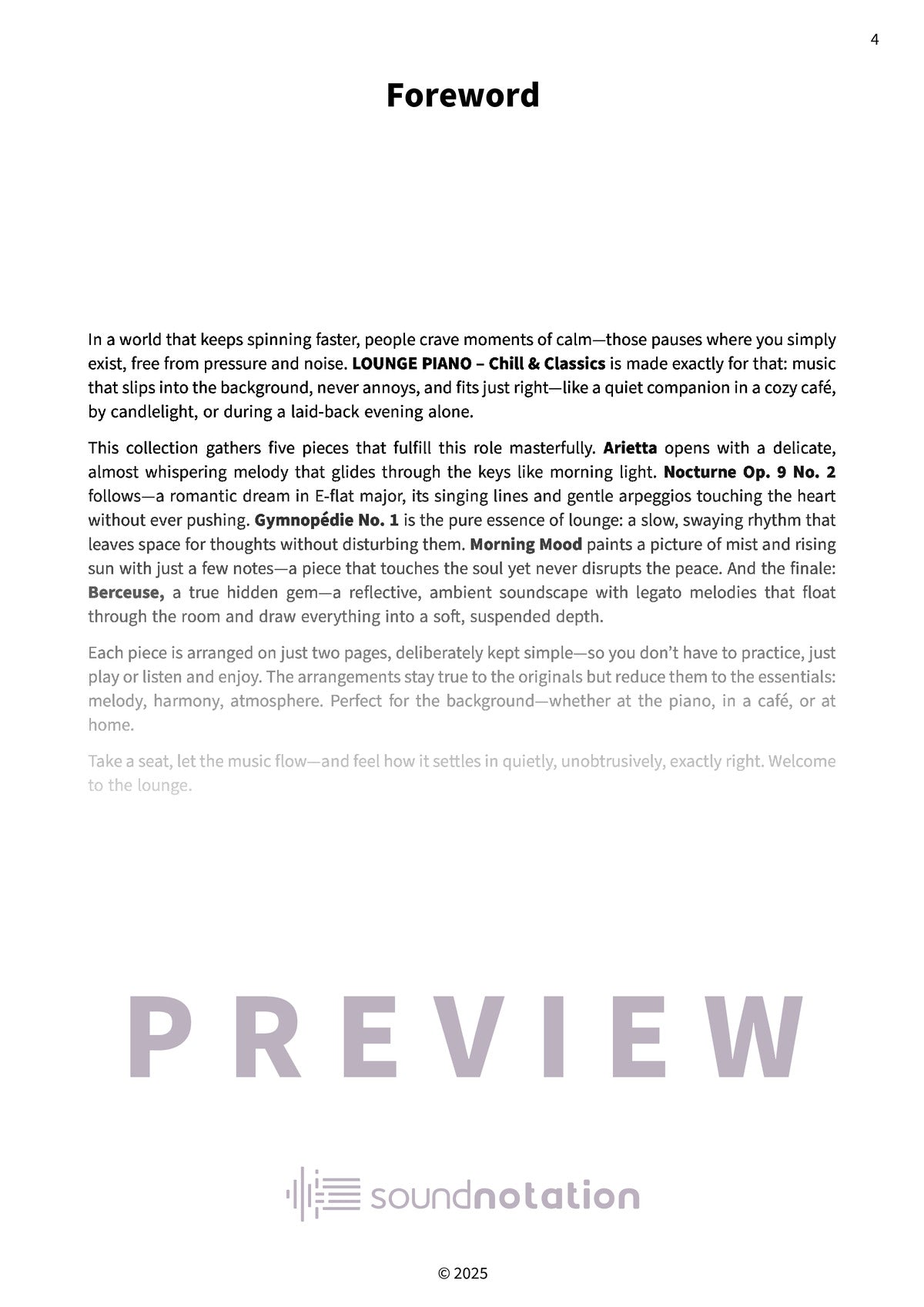 Lounge Piano - Preview Page 1
