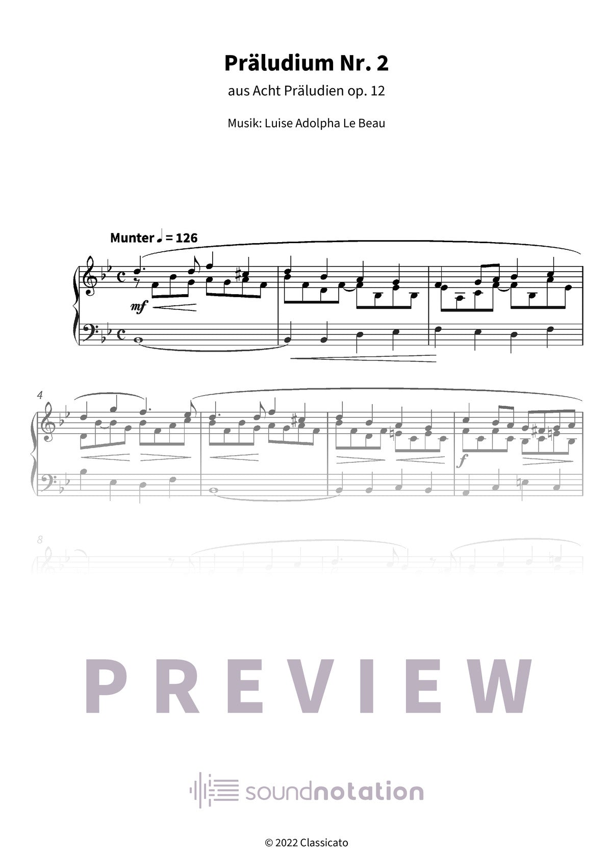 Präludium Nr. 2 - Preview Page 1