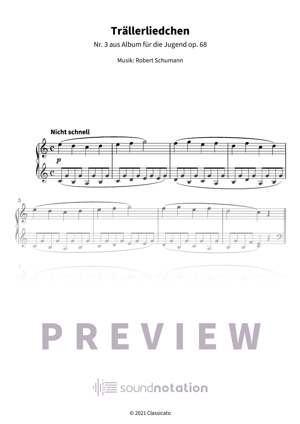 Trällerliedchen - Preview Page 1