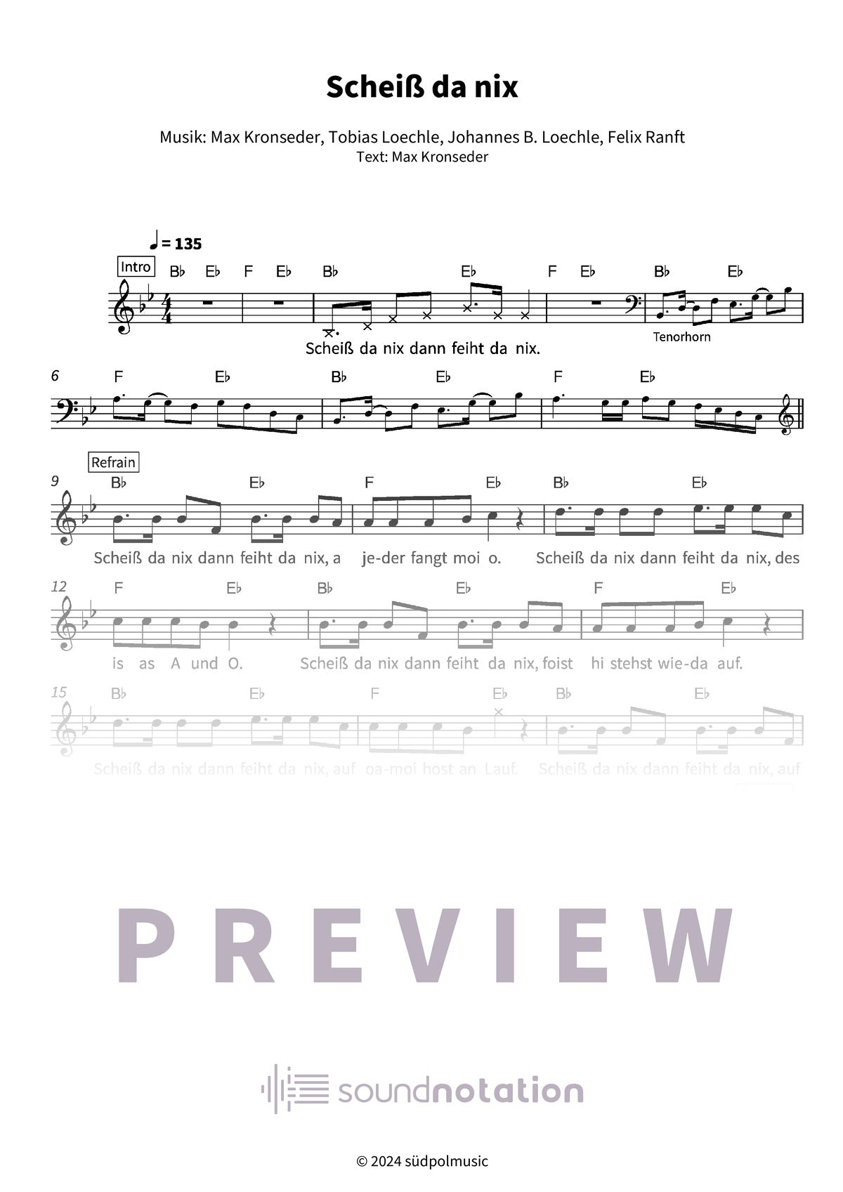 Scheiß da nix - Preview Page 1