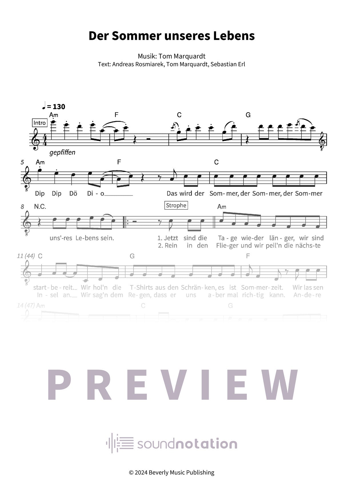 Der Sommer unseres Lebens - Preview Page 1