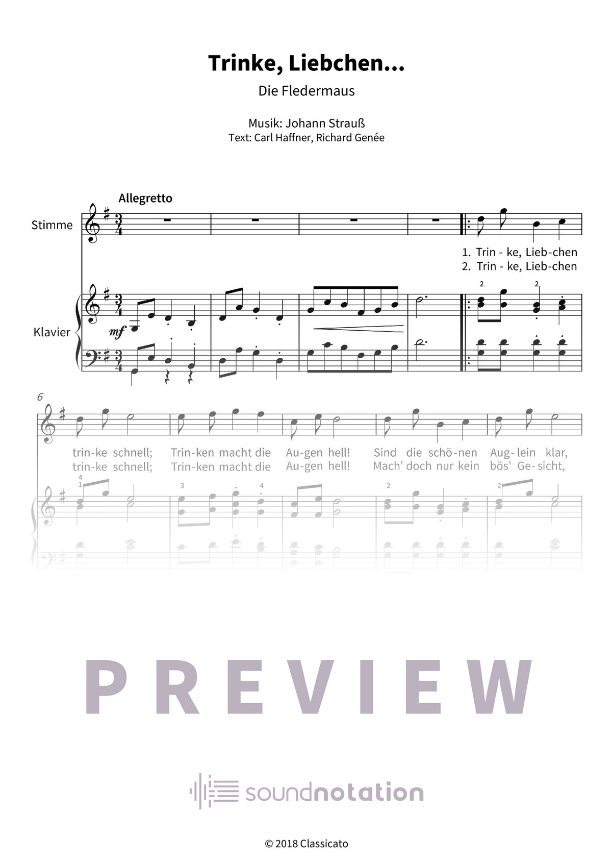 Trinke, Liebchen... - Preview Page 1
