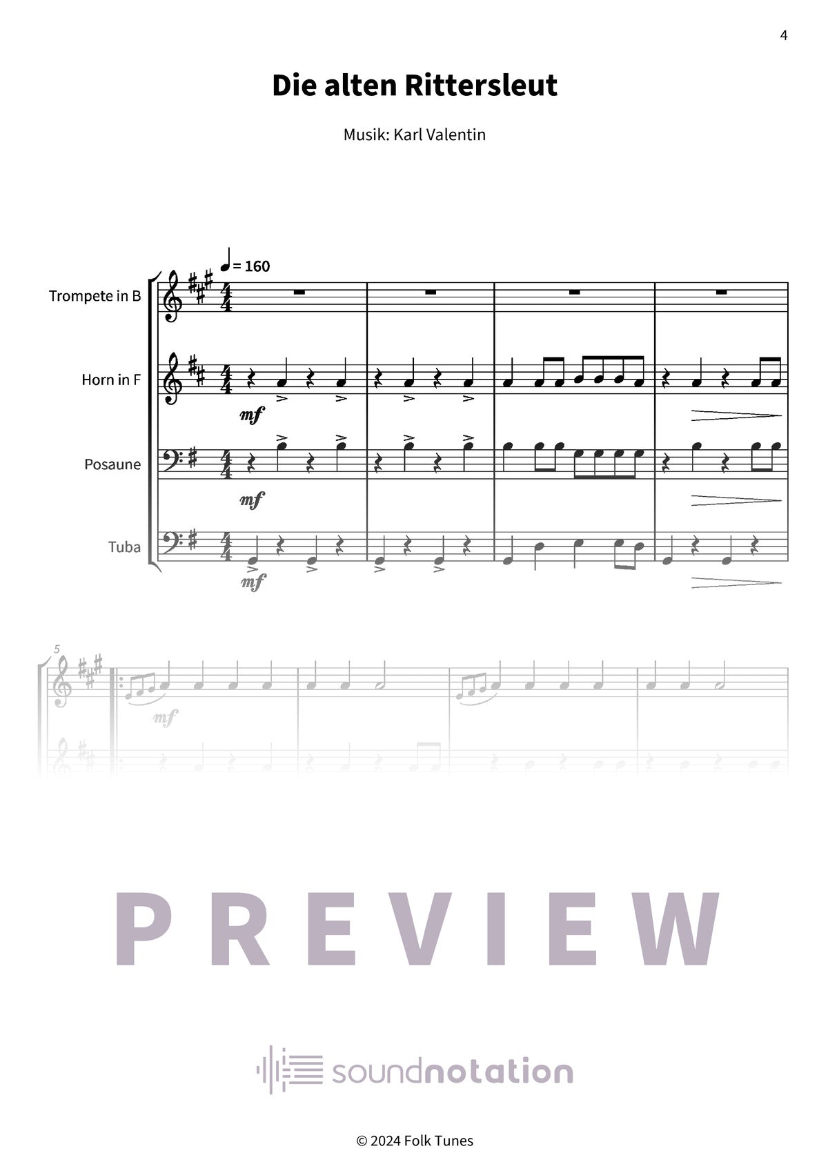 Die alten Rittersleut - Preview Page 1