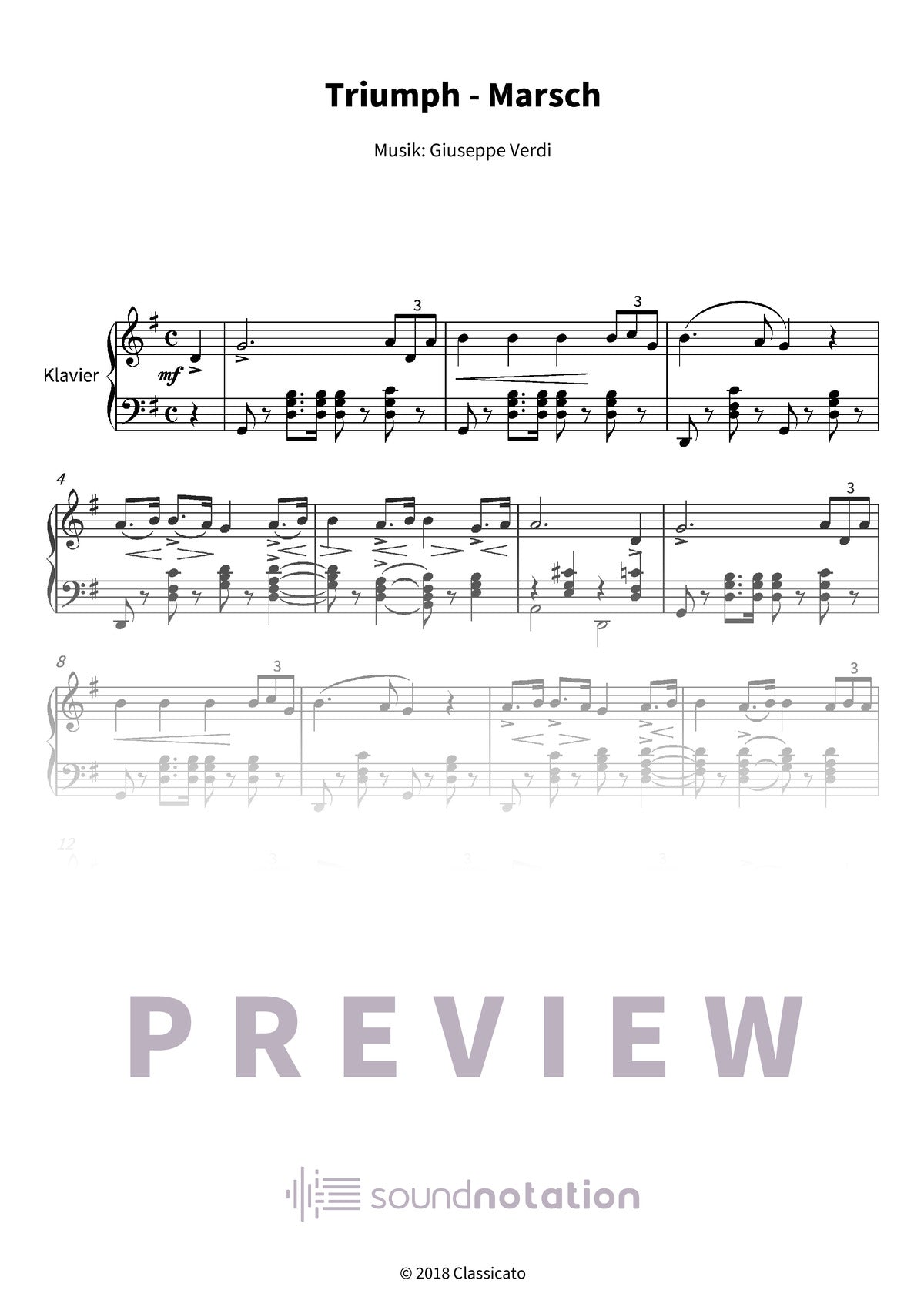 Triumph - Marsch - Preview Page 1