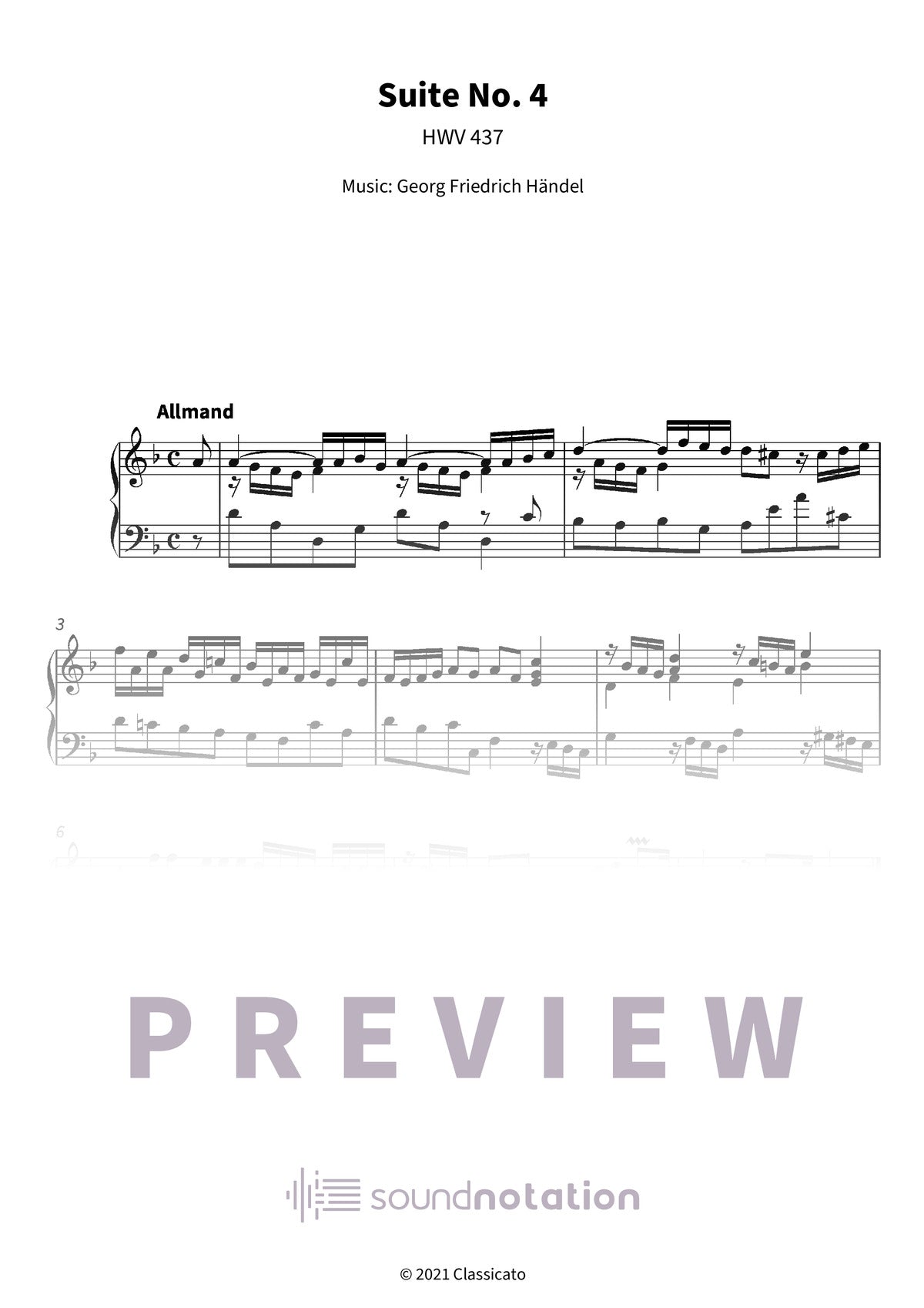 Suite No. 4 - Preview Page 1