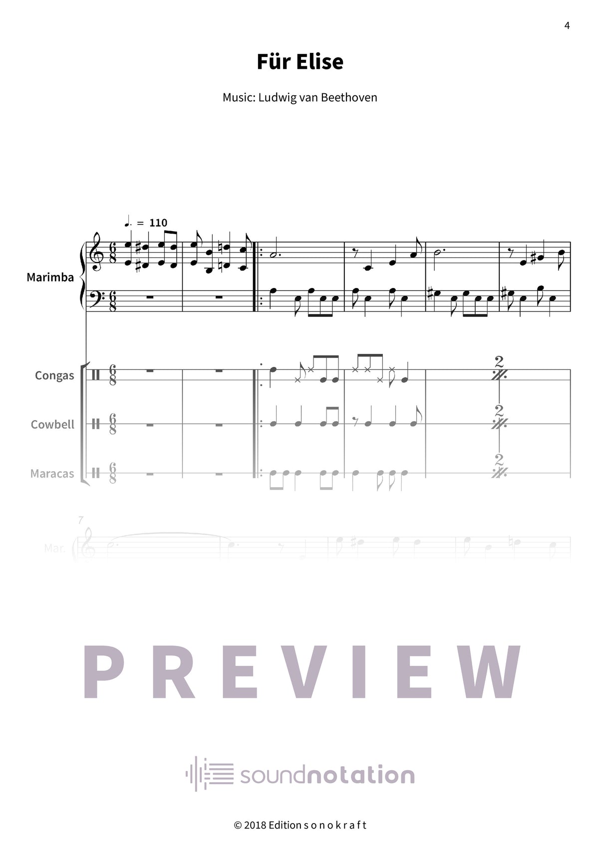 Für Elise - Preview Page 1