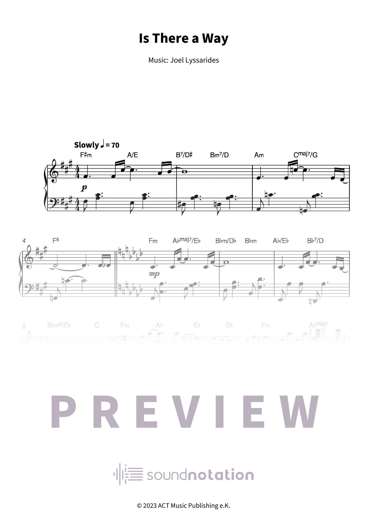 Is There a Way - Preview Page 1