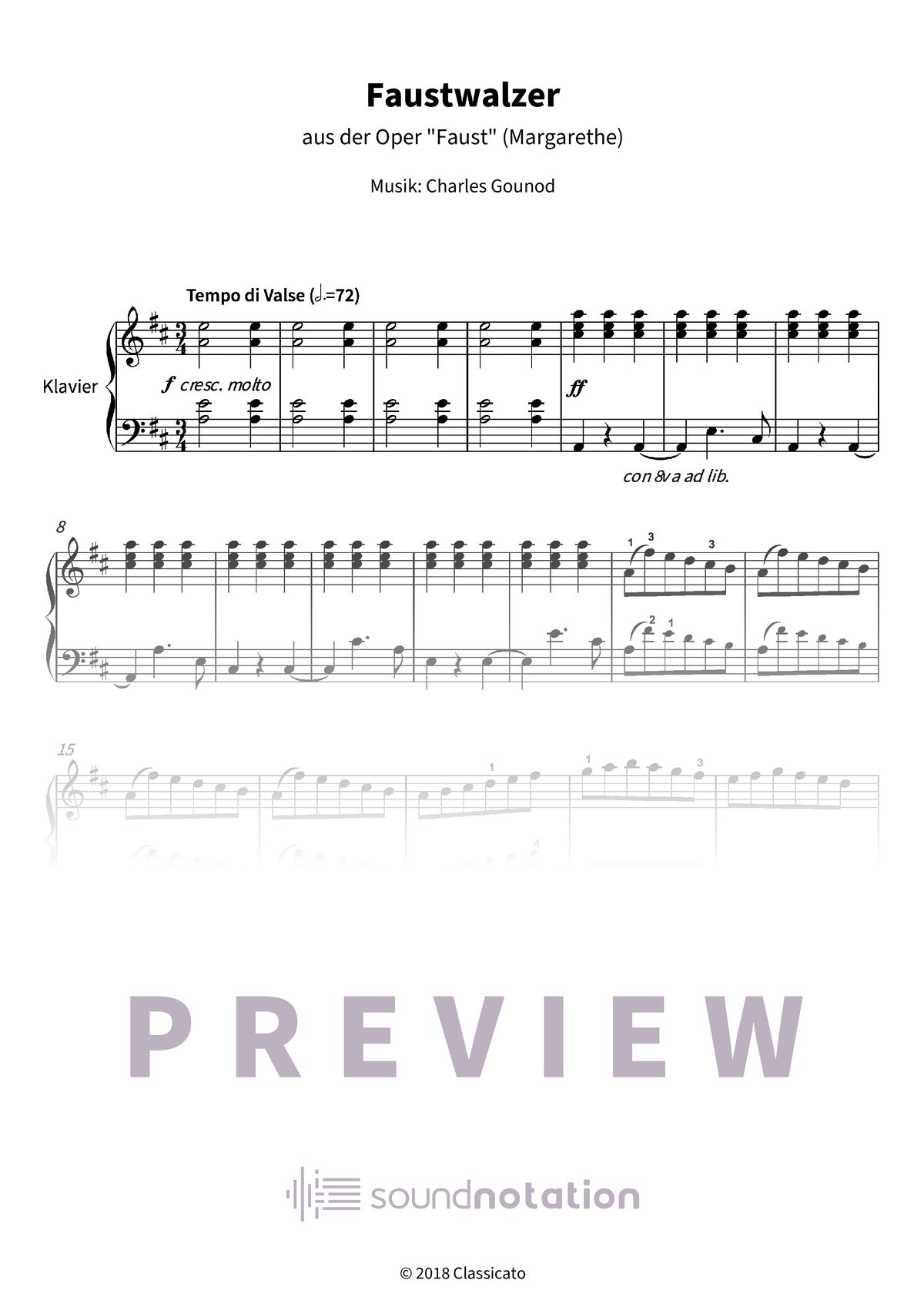 Faustwalzer - Preview Page 1