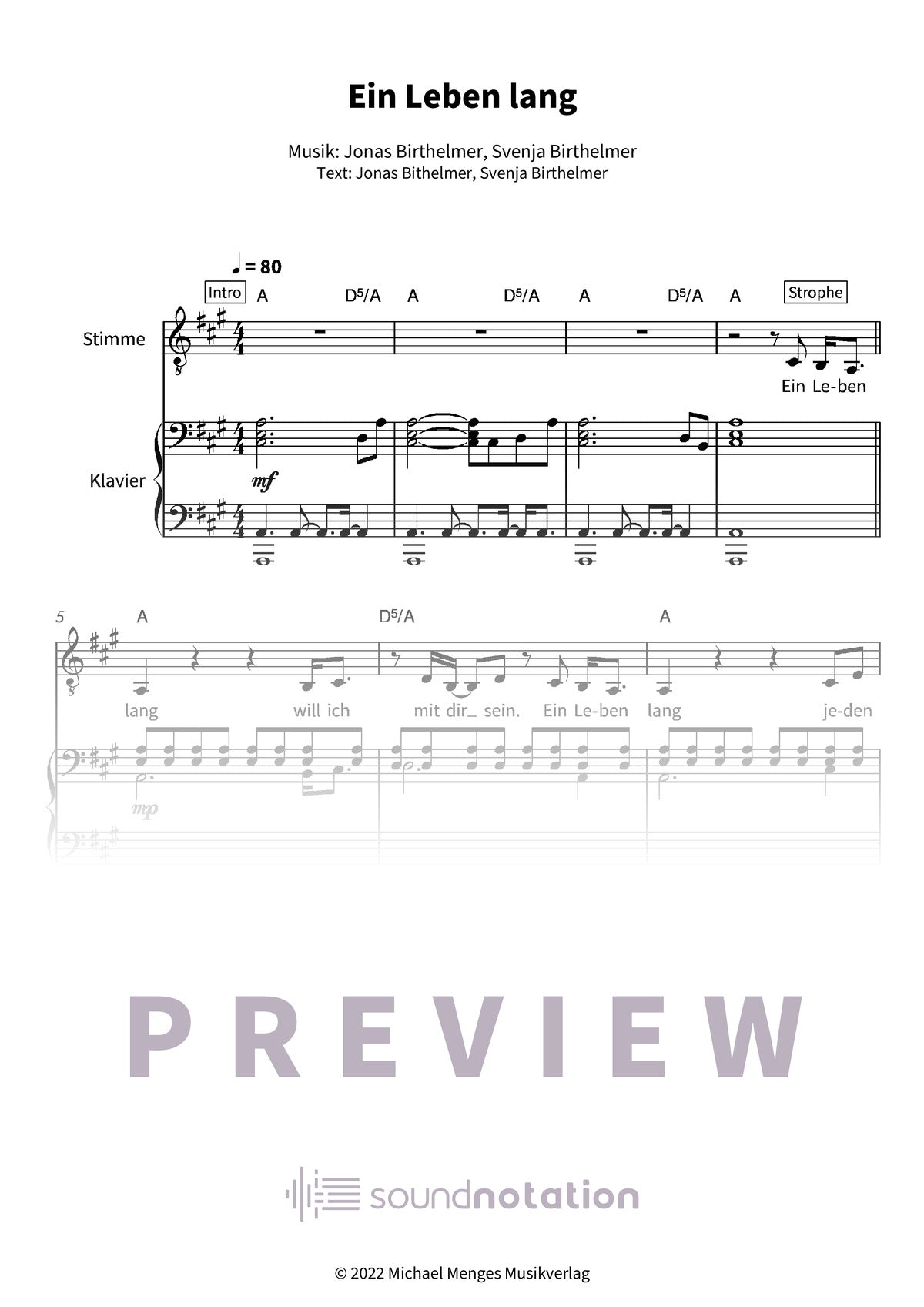Ein Leben lang - Preview Page 1