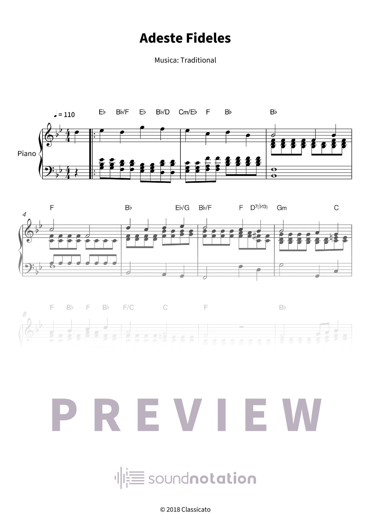 Adeste Fideles - Preview Page 1