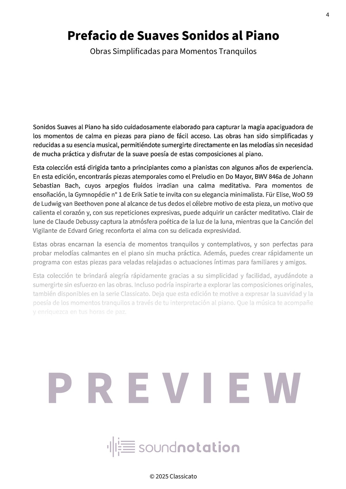 Suaves Sonidos al Piano - Preview Page 1
