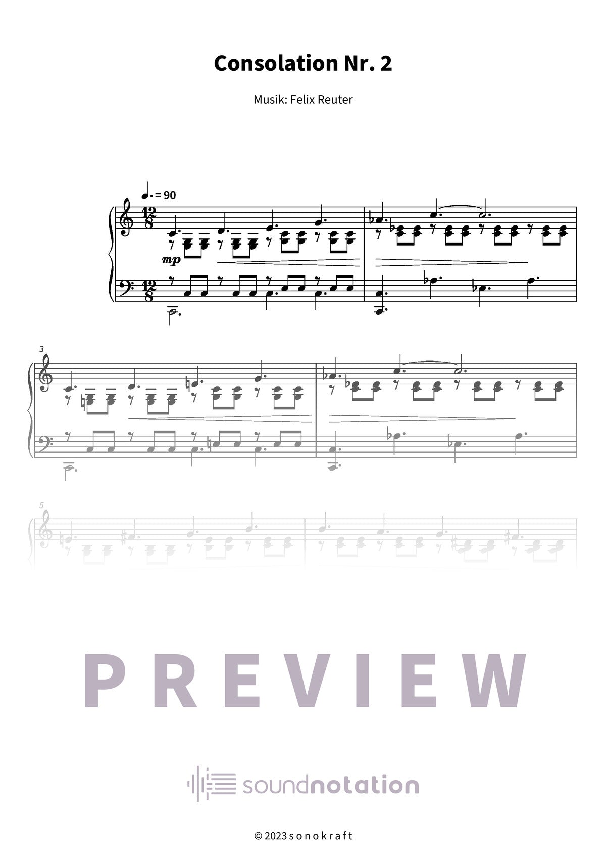 Consolation Nr. 2 - Preview Page 1