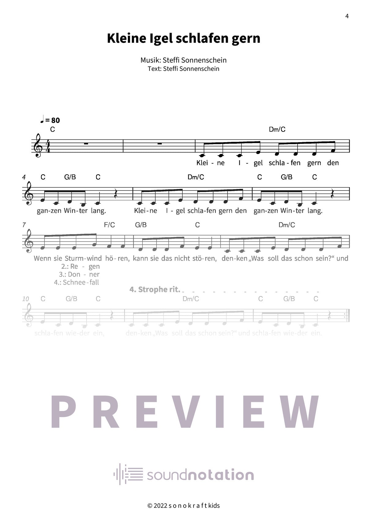 Kleine Igel schlafen gern - Preview Page 1