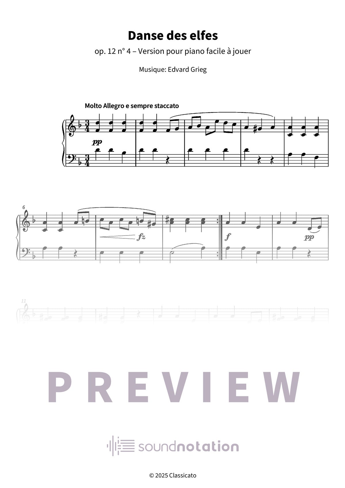 Danse des elfes - Preview Page 1